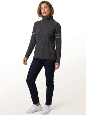 Levi’s Grey Ribbed Turtleneck Knit Sweater Size Medium
